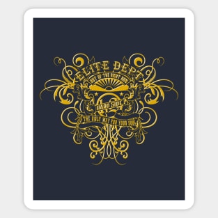 Golden ornament Sticker